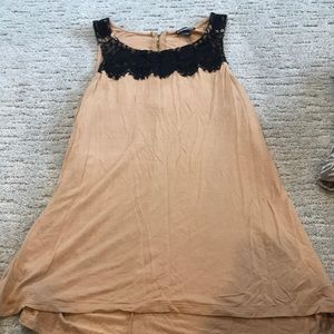 Cream/tan express top